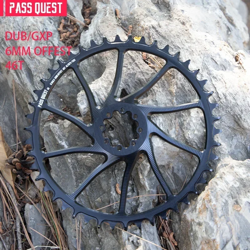 6 мм офсетное круглое прямое Крепление Звездочка для SRAM 8 коленчатого вала