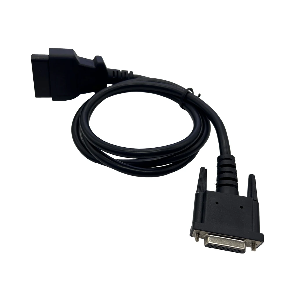 Фото Адаптерный удлинительный кабель OBD2 16Pin на DB26, диагностический кабель OBDII DB26 для автомобилей GM MDI. №4