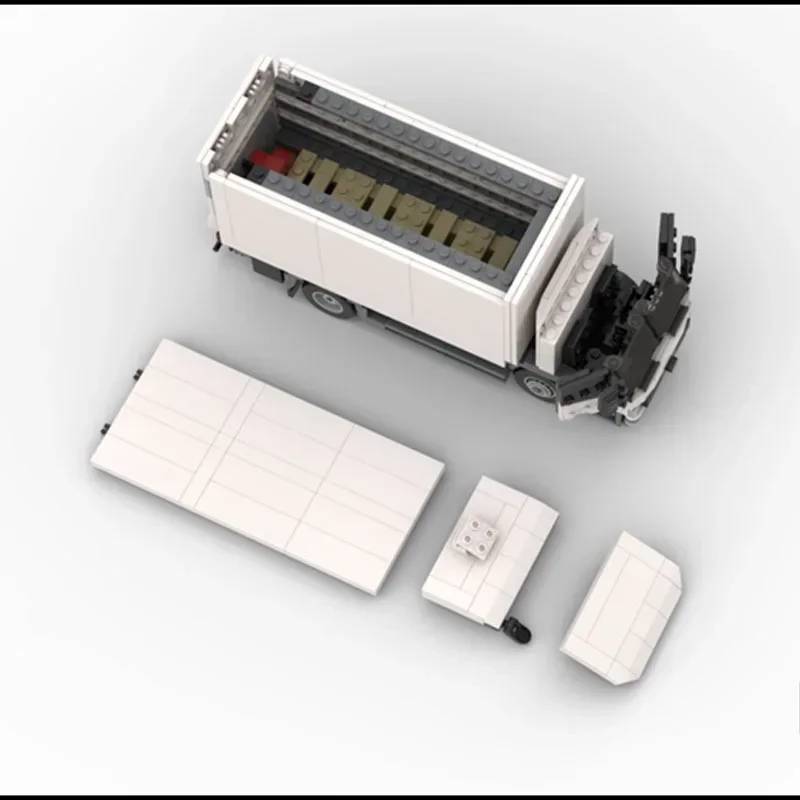 MOC Speed Champion MOC-134268 автомобиль игрушечный строительный блок модель 769 шт. белого