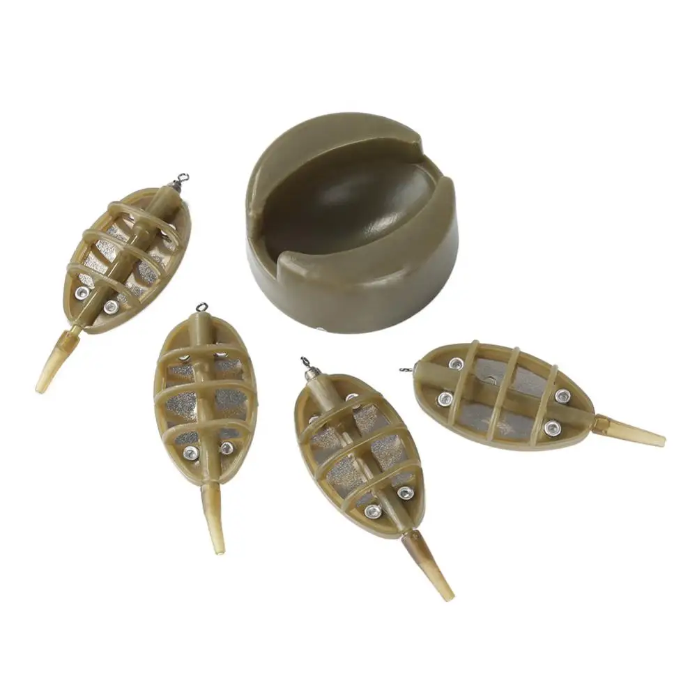 

5 шт., 15-35 г, фидер для ловли карпа