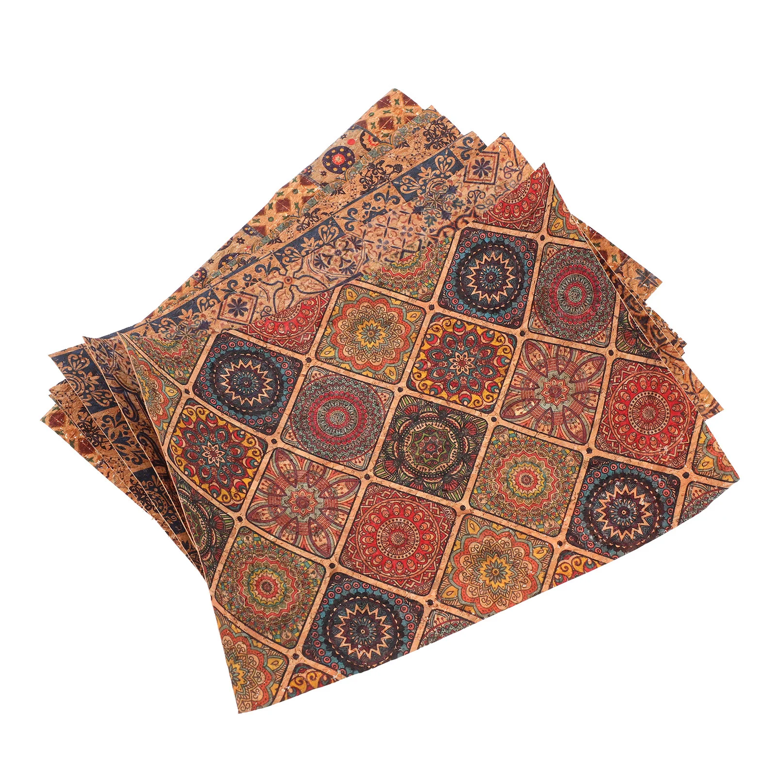 

Cork Fabric Leather Sheets Sewing Sheet Bag Faux Natural Colored Clothing Crafts Pu Roll Handmade Cloth Flower Earring Diy