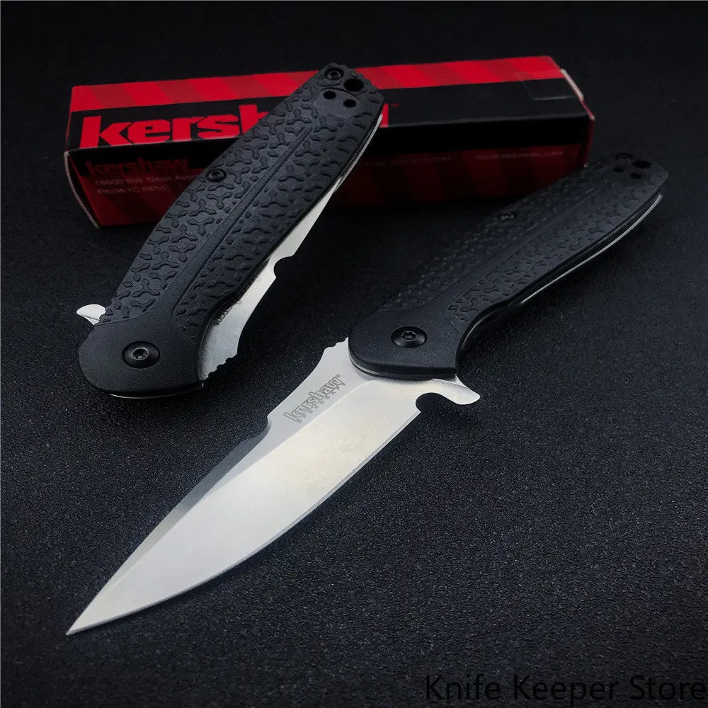 

Kershaw 1970 Pocket Folding Knife Outdoor Survival Rescue Knife Camping Hunting Multi Function EDC Tool Kitchen Paring Utility
