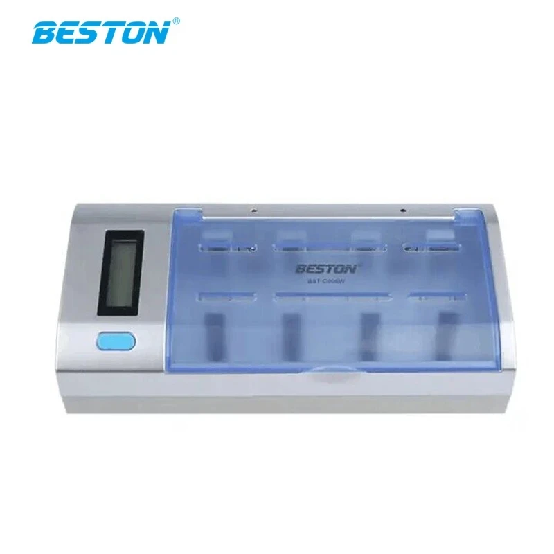 

Beston LCD Smart Battery Charger for C D AA AAA 9V NiMH NiCD Rechargeable Batteries with Refresh Function