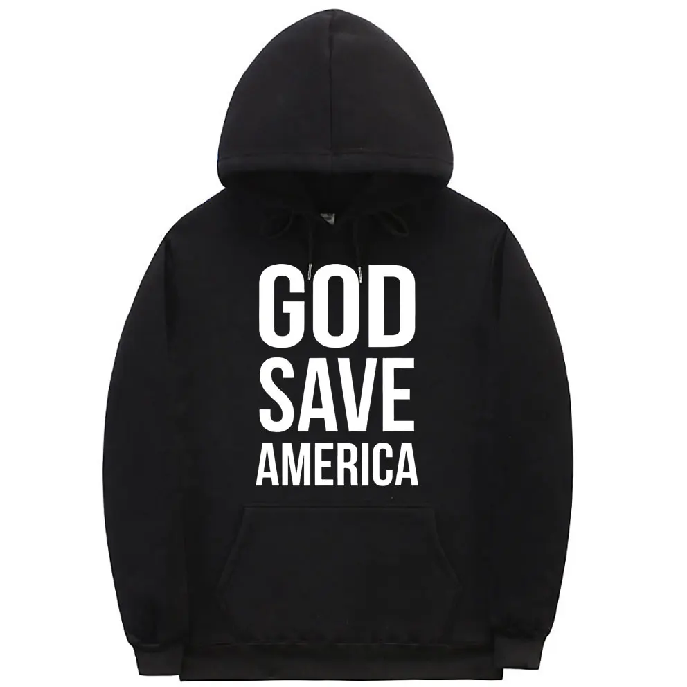 

Funny God Save America Graphic Print Hoodie Streetwear Men Women Fashion Casual Sweatshirt Mens Brand Hoodies Male Loose Clothes