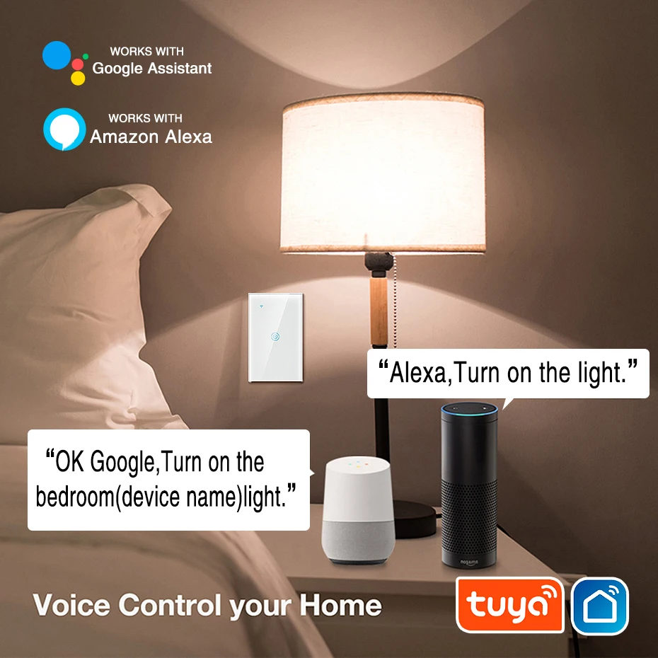 UBARO 2Way Американский Стандарт Закаленное Стекло Wi-Fi Настенная Панель