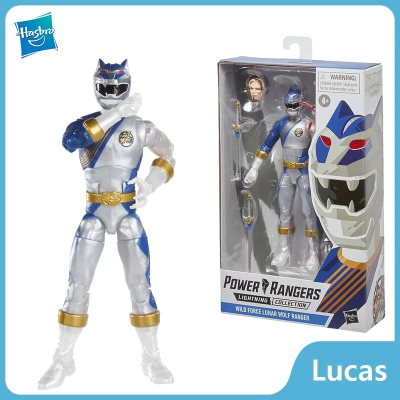 

New Hasbro Power Rangers Lightning Collection Wild Force Lunar Wolf Ranger Action Figure 6 Inch Collectible Model Toys
