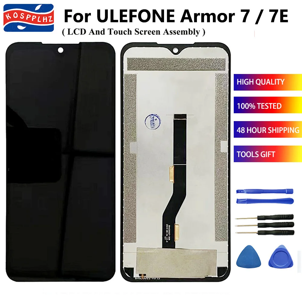 

Tested Well For Ulefone Armor 7 / 7E LCD Display + Touch Screen Digitizer Replacement 6.3" For Armor 7E LCD Front Screen + Glue