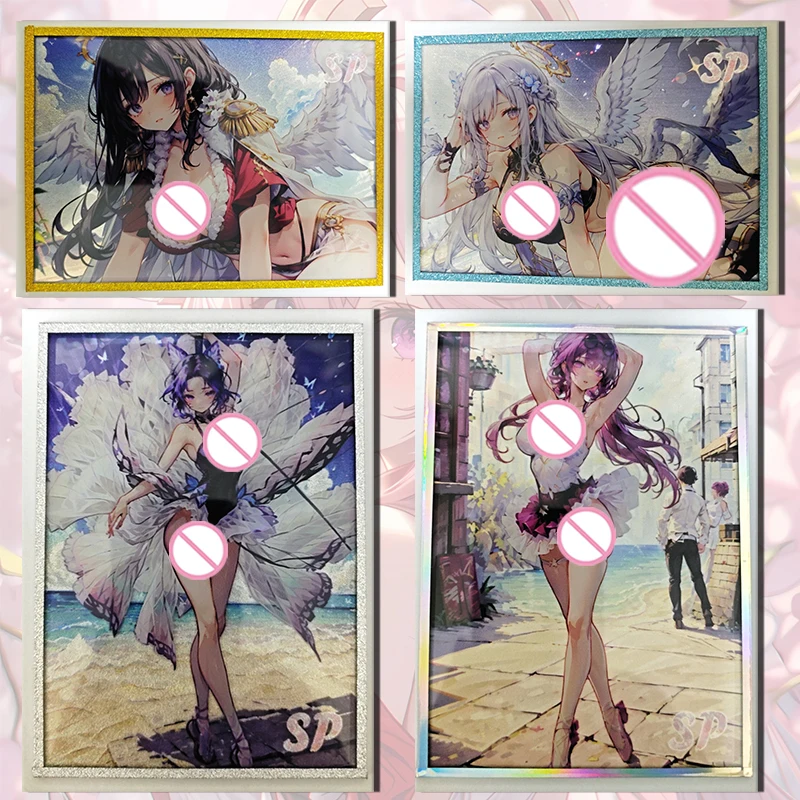 Goddess Story Hot White moonshine SP глазурованная карта Raiden Shogun Kochou Shinobu Kafka boy ACG сексуальная