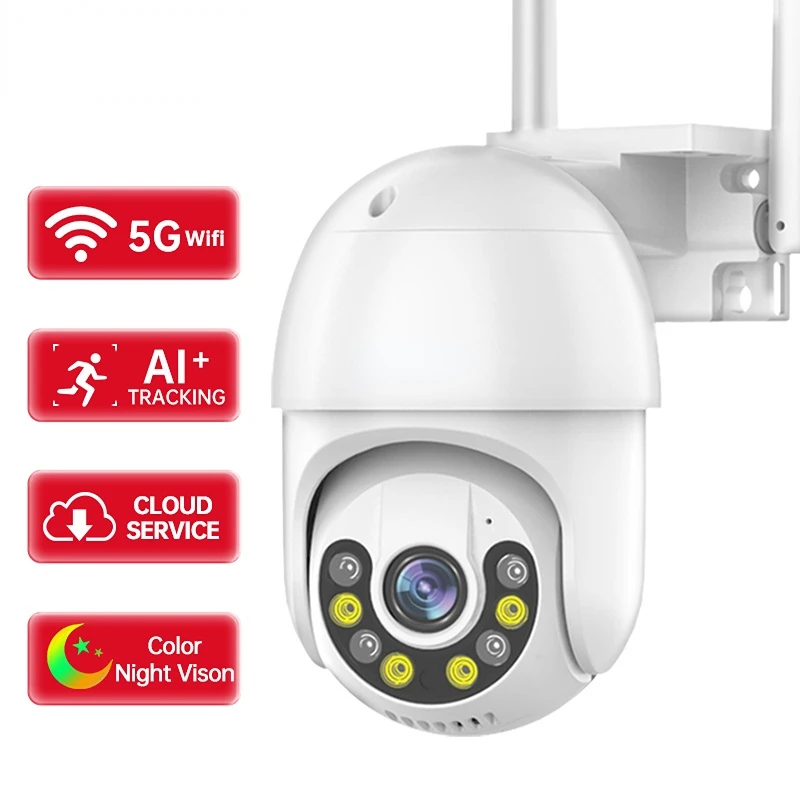 3MP PTZ WIFI IP Camera Audio CCTV Surveillance Outdoor 4X Digital Zoom Night Full Color Wireless Waterproof Security For Lenovo