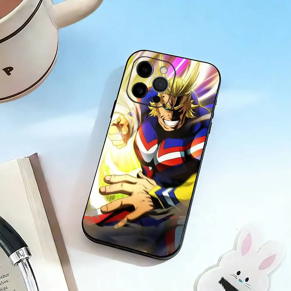 Чехол для телефона Toshinori Yagi All Might MHA для iPhone 17, 16, 15, 14, 13, 12, 11 Plus, Pro Max, XS, мягкий силиконовый черный чехол (art.: 3920da023087d) - 3920da023087d