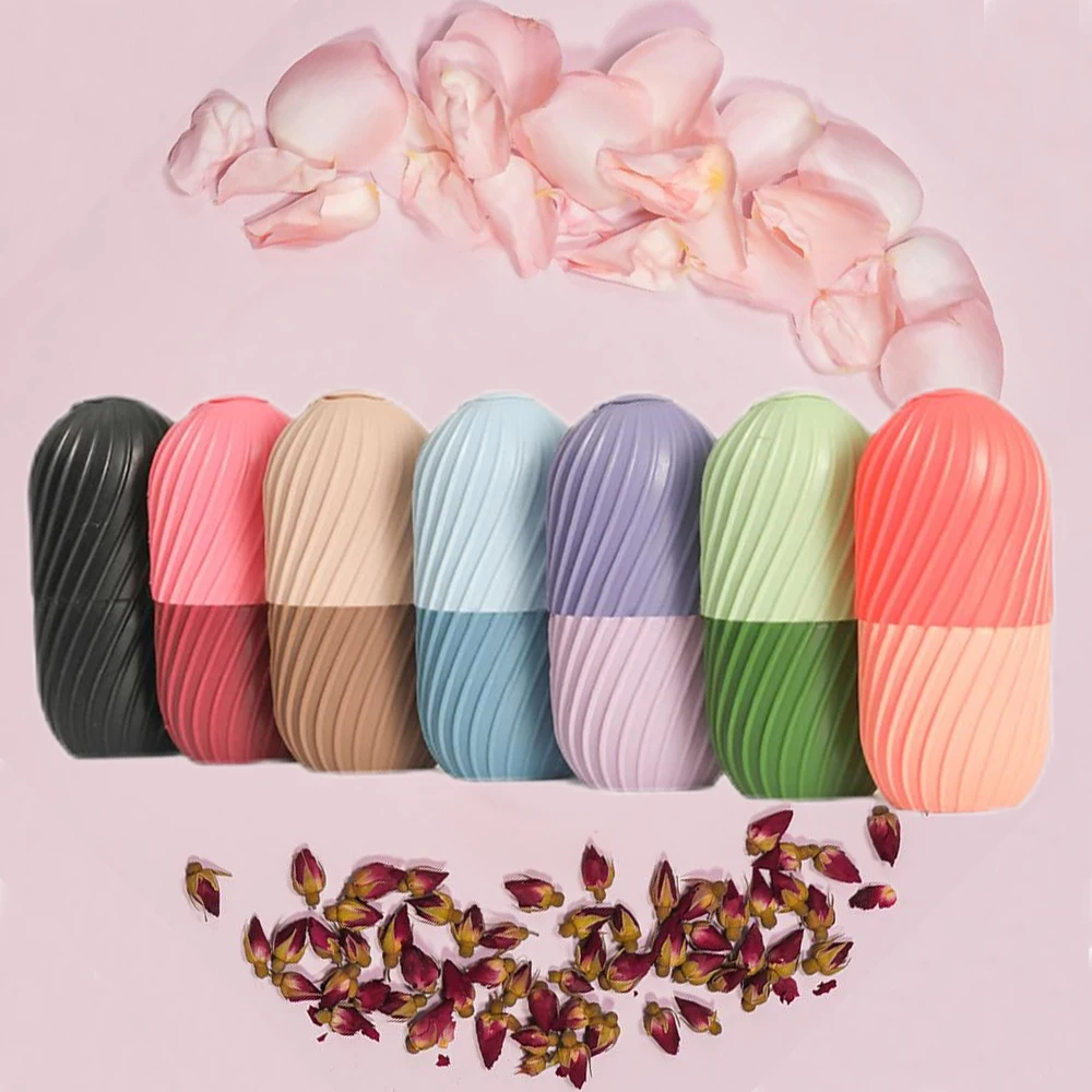 Rotating Silicone Ice Roller Massager for Face and Eyes - Natural Skin Care Cooling Eliminating Eye Bags Reusable