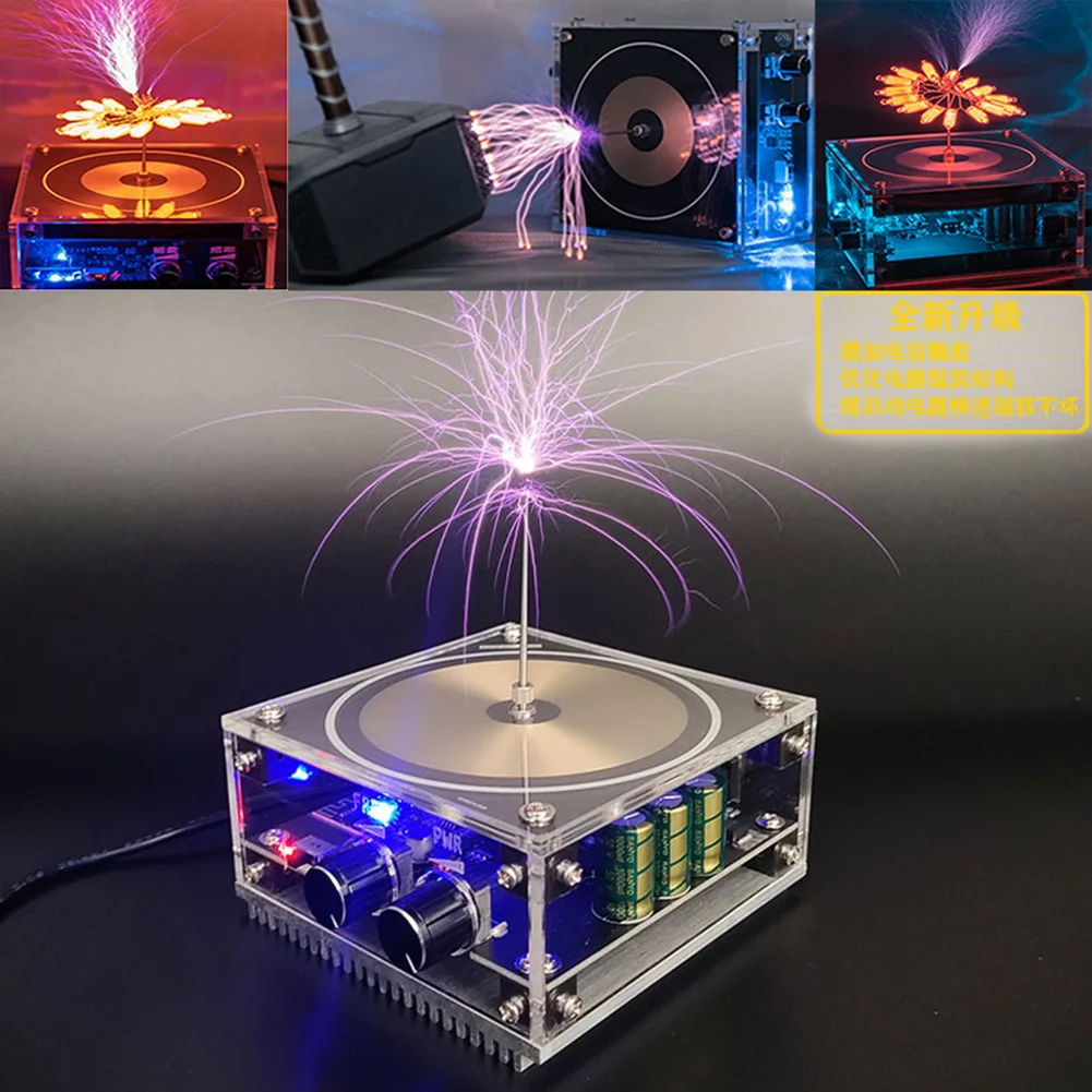 

Music Tesla Coil Speaker Wireless Transmission Lighting Magnetic Storm Coil Bluetooth-compatible Education Experiment Products