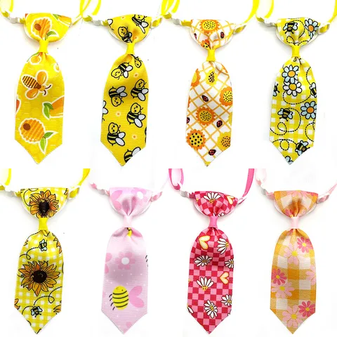 50 шт., галстуки-бабочки для кошек и собак