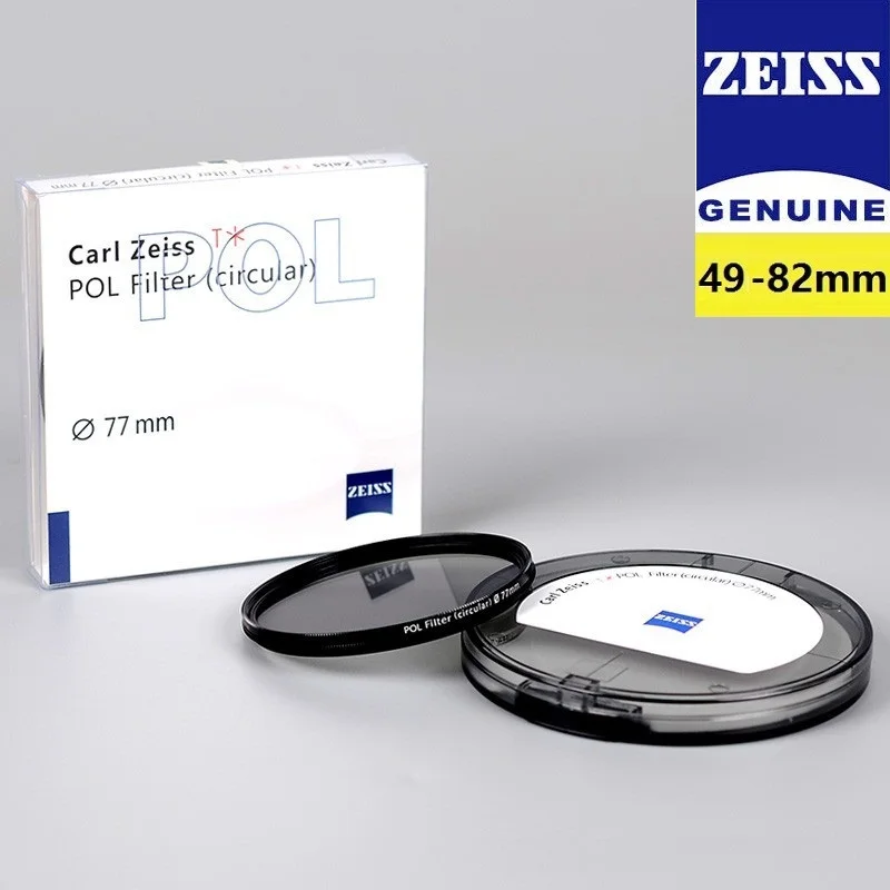 Поляризационный фильтр Carl Zeiss T * POL 62 _ 67 _ 72 _ 77 _ 82 мм Cpl (круговой) поляризатор многослойный для объектива камеры Nikon Canon Sony