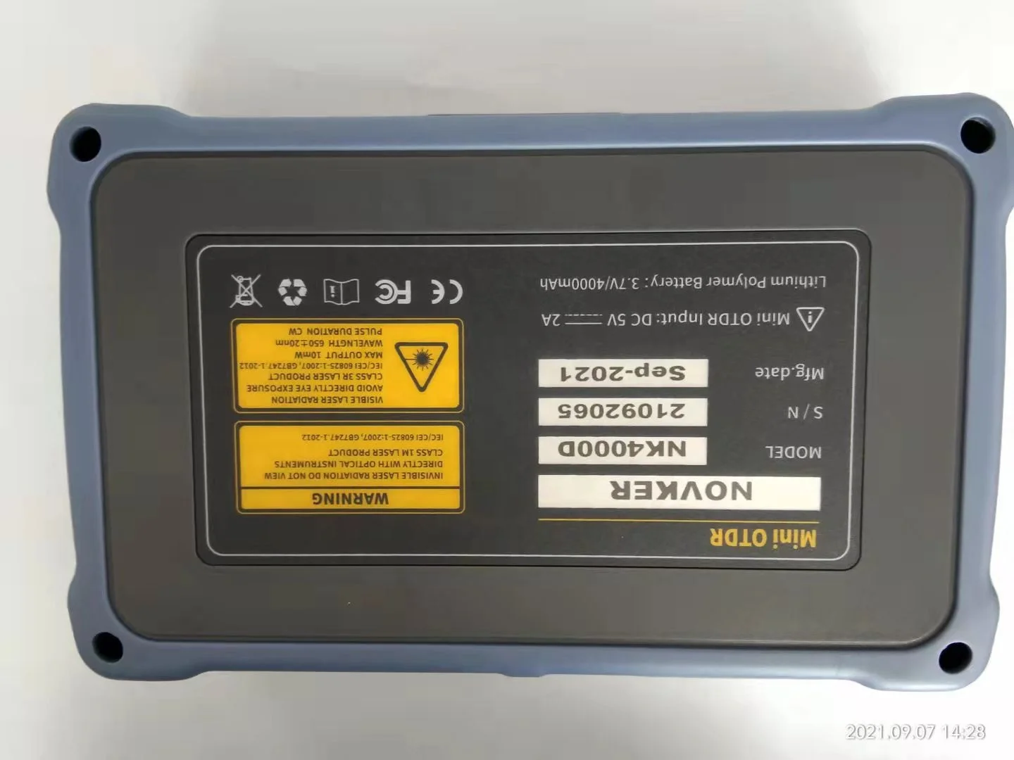Высококачественный оптический рефлектометр OTDR Nk4000D 4000T 131015501625 нм, портативный, умный, мини-OTDR (art.: 3920db66eb522) - 3920db66eb522