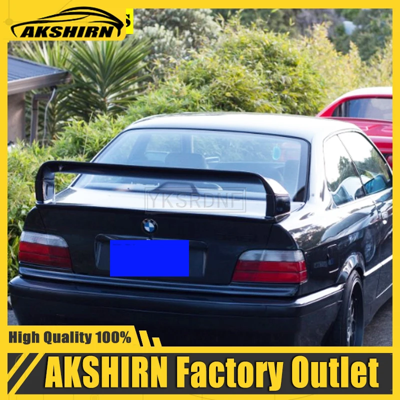 For BMW 3 Series E36 high quality ABS Plastic Unpainted Color Rear Spoiler Wing Trunk Lid Cover Car Styling