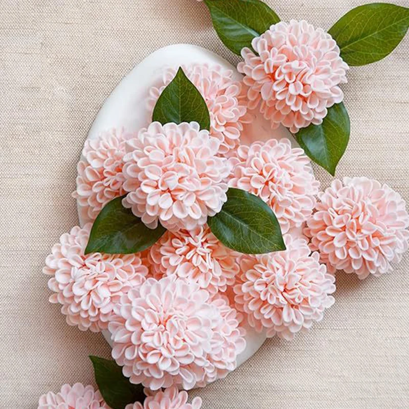 

25 шт., шелковые украшения для букета «рука»