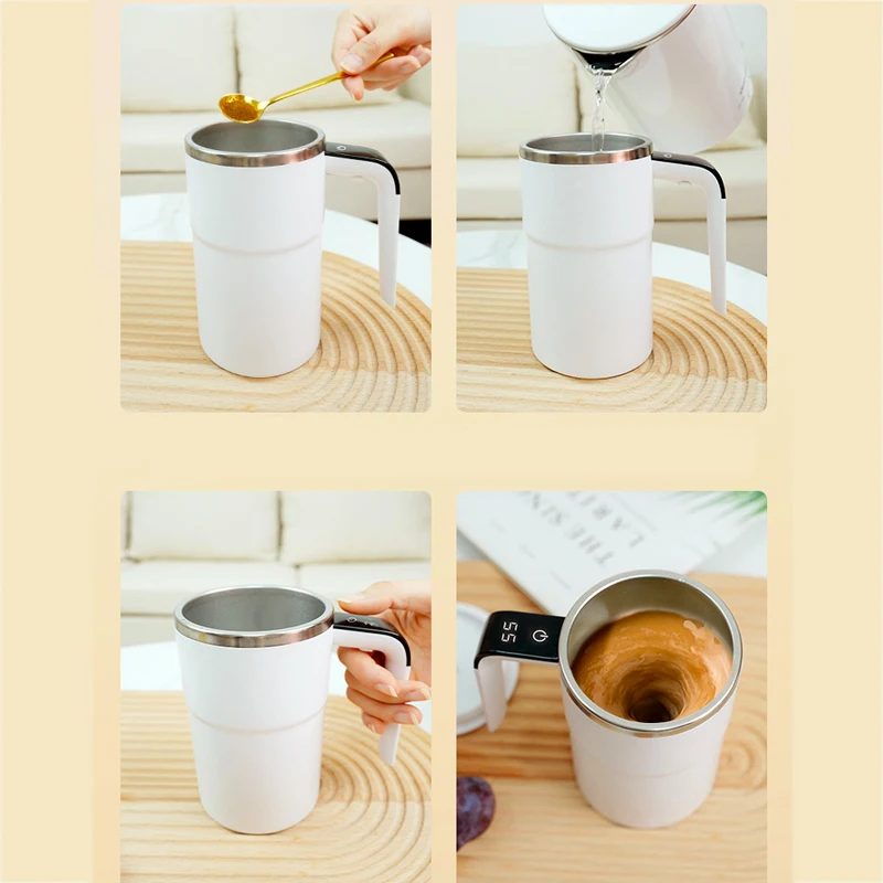 Портативный автоматический миксер кофейная чашка с контролем температуры