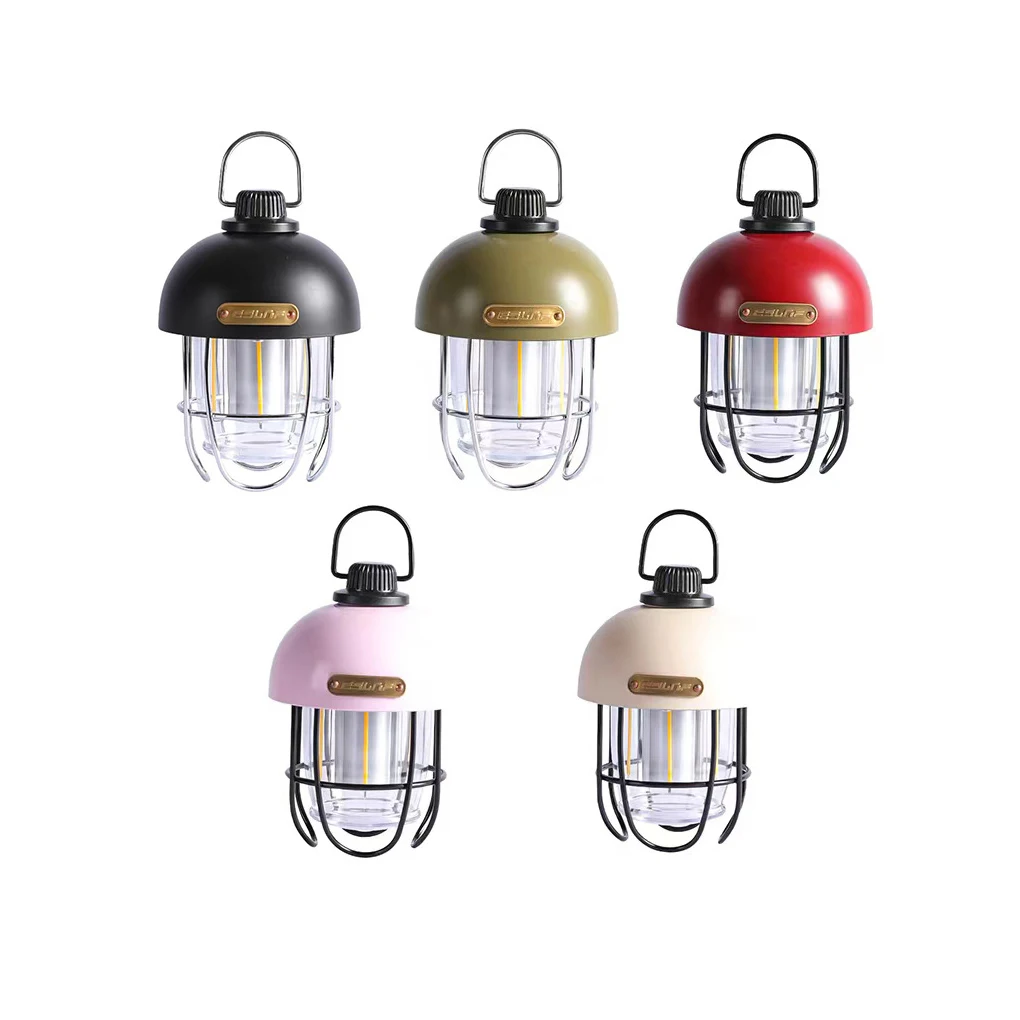 

Camping Light Retro Lantern Dimming Outdoor Lamps Tent Lamp for Night Fishing