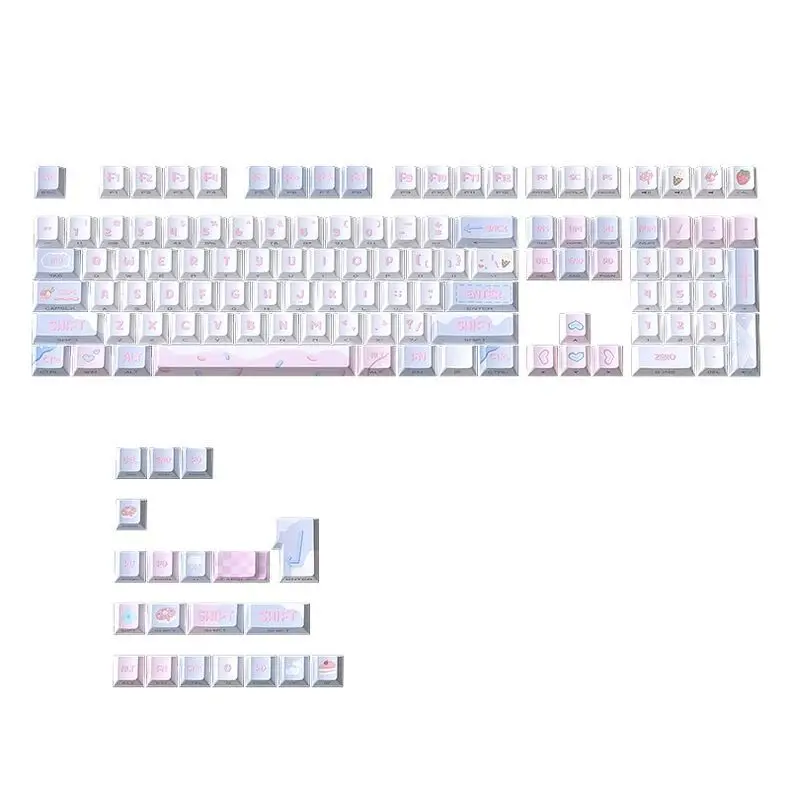 Туманные тени для послеобеденного чая колпачок клавиш с боковой гравировкой