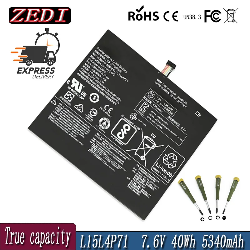 Аккумулятор ZEDI L15L4P71 L15C4P71 для ноутбука Lenovo IdeaPad Miix 700-12ISK Series 80QL 80QL000CUS 7 6 V 5340mAh