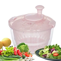 salad spinner vegetable washer with bowl lockable colander basket and smarts lock lid salad spinner with lid washing cleaning