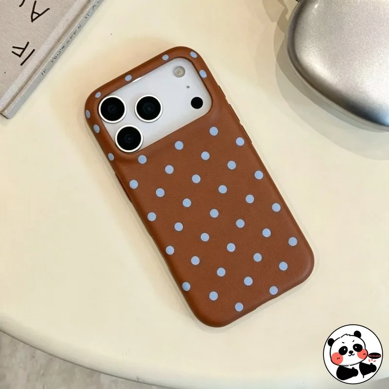 Фото Милый чехол для телефона с рисунком в горошек для Huawei Nova 9 Pro SE 8 7 6 5 Pro Mate 40E 30 30E Pro, простой кожаный чехол в стиле Ins, роскошный мягкий чехол №5