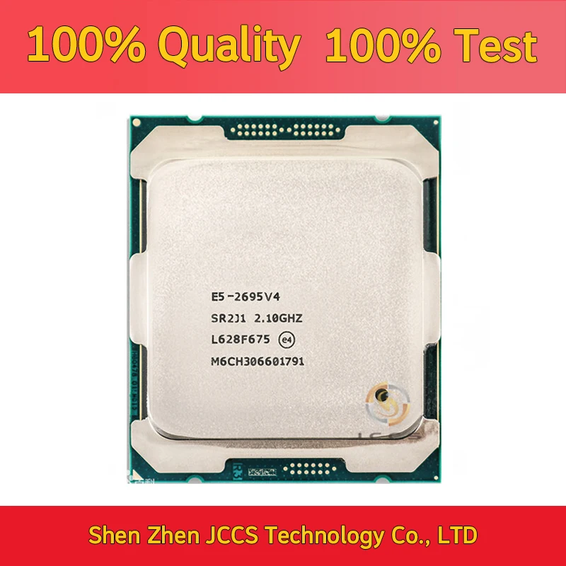 Б/у серверный процессор Xeon E5 2695 V4 E5 2695V4 2,1 ГГц 18 ядер 45M 120 Вт 14 нм LGA 2011-3