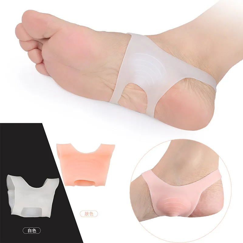 

Силиконовая корректирующая Накладка для ног, массажная подкладка для коррекции плоскостопия, внутри и снаружи