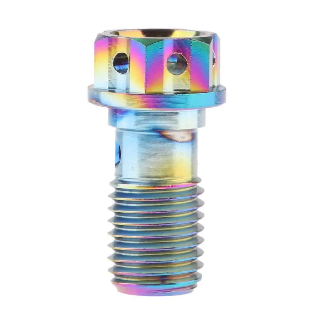 

Titanium Single Banjo M10 10mm X Pitch 1.25 For Brake Master Cylinder
