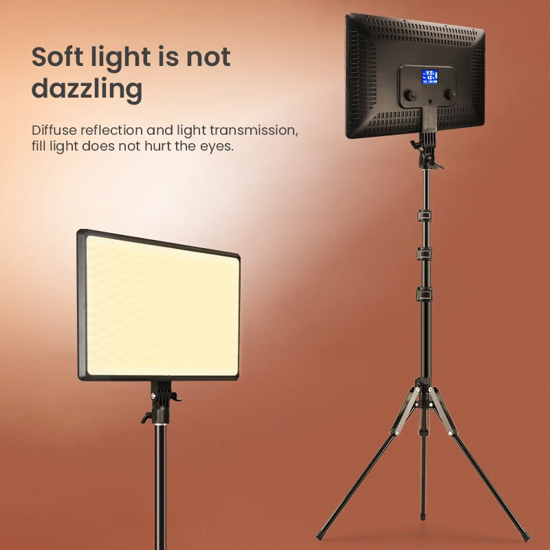 Купи 40W LED Bi-Color Video Light Key Light Studio Photography Lighting Live Streaming Video Camera Lamp for Zoom Meetings Tiktok за 3,736 рублей в магазине AliExpress