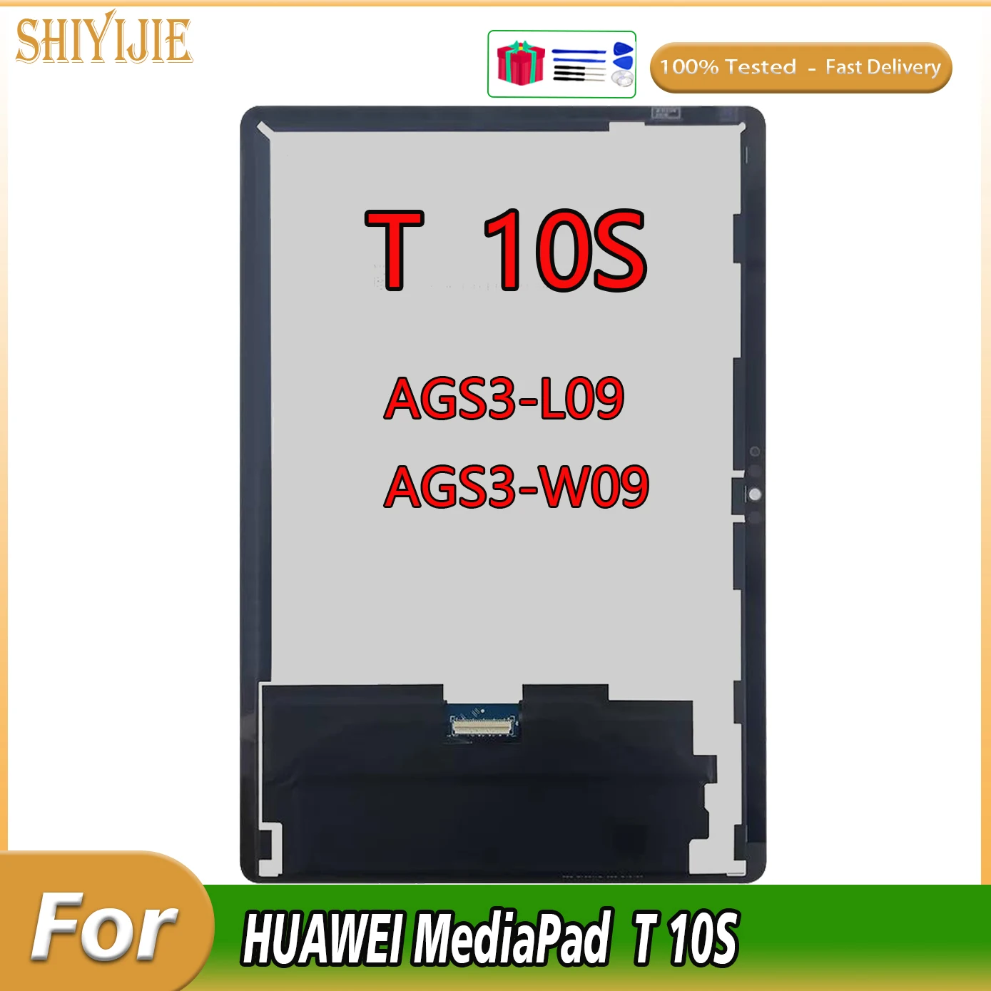

Lcd 10.1" For HUAWEI MatePad T 10s T10S AGS3-W09 AGS3-L09 LCD Display Touch Screen Digitizer Glass Sensors Replacement Assembly
