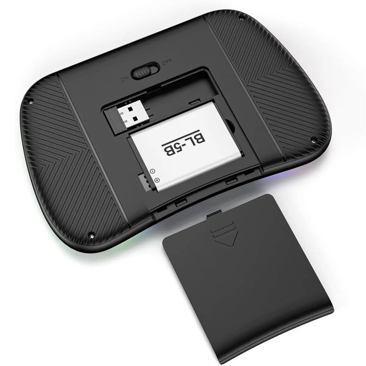 Мини-клавиатура Bluetooth с сенсорной панелью, ИК-обучением, подсветкой, беспроводным подключением 2.4G и BT5.0 для ПК и Android (art.: 3920dc8d88747) - 3920dc8d88747