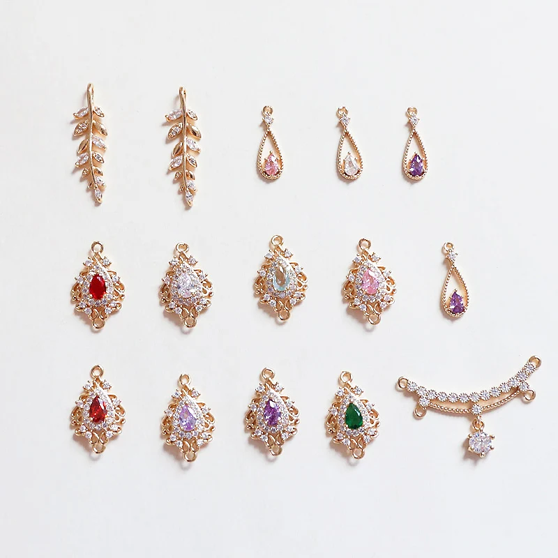 1 шт. подвеска в виде листьев и капель воды |