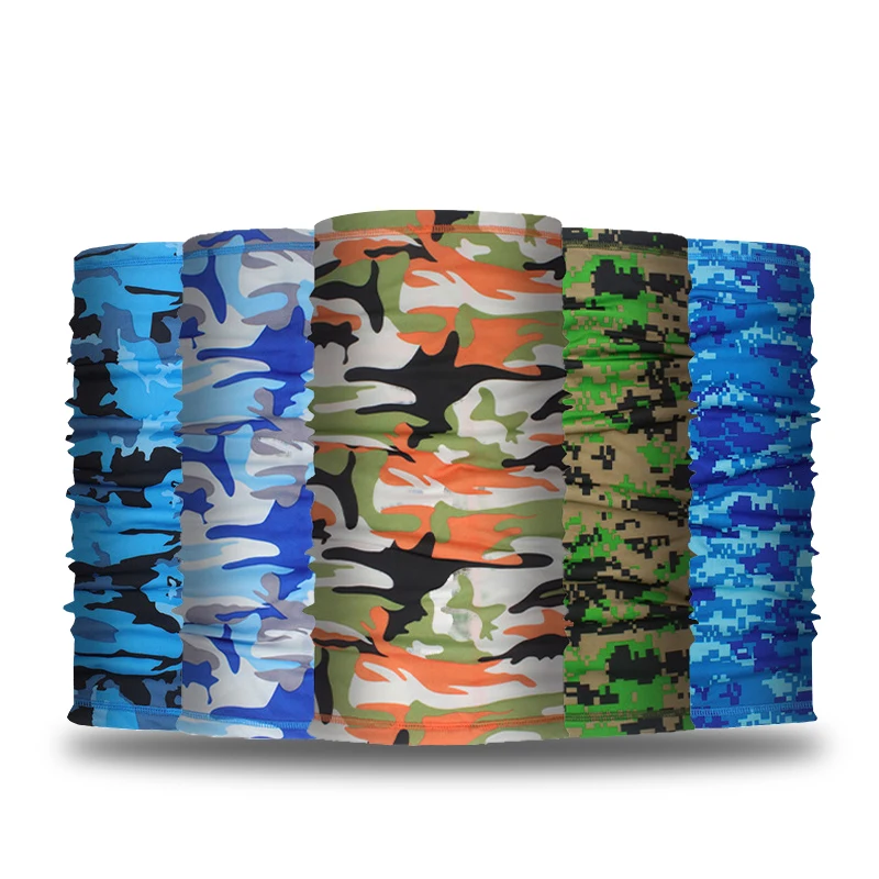 Однотонный волшебный шарф-бандана для занятий спортом на открытом воздухе