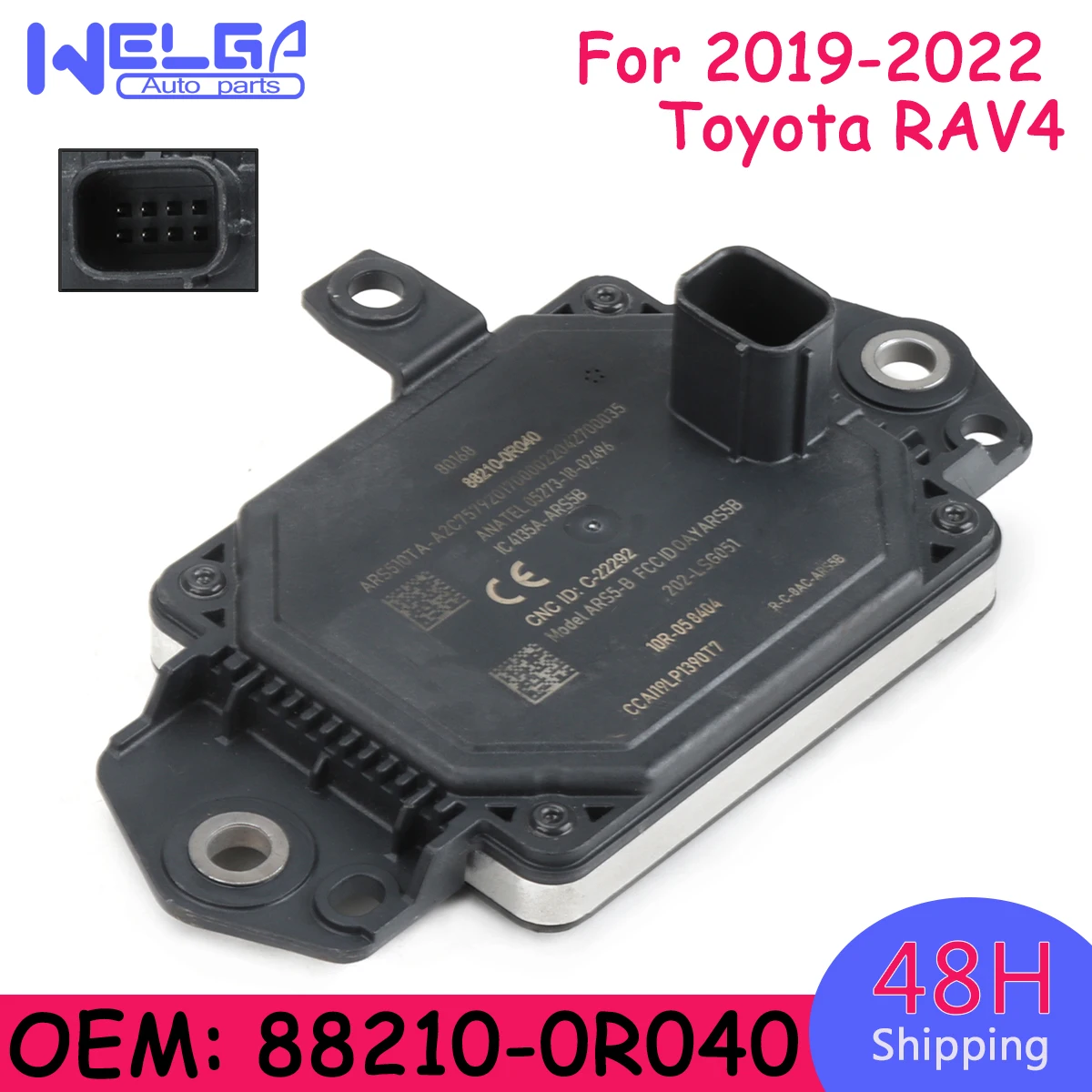 Передний адаптивный радарный датчик расстояния круиз-контроля 882100 R040 88210-0R040 для