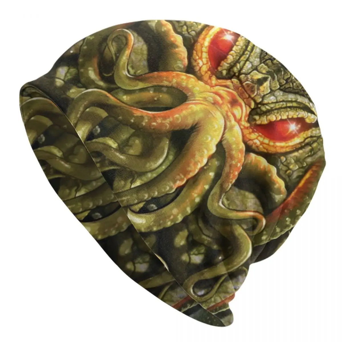 

Horror Cthulhu Monster Beanie Cap Unisex Winter Warm Bonnet Femme Knitted Hats Hip Hop Outdoor Ski Skullies Beanies Hats
