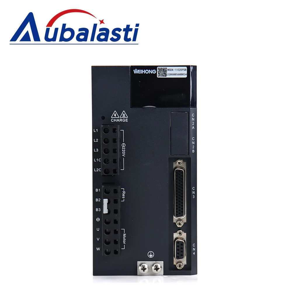 Aubalasti WeiHong WSDA-1.5kw набор драйвер серводвигателя 6N.m 220V 6A AC Серводвигатель без