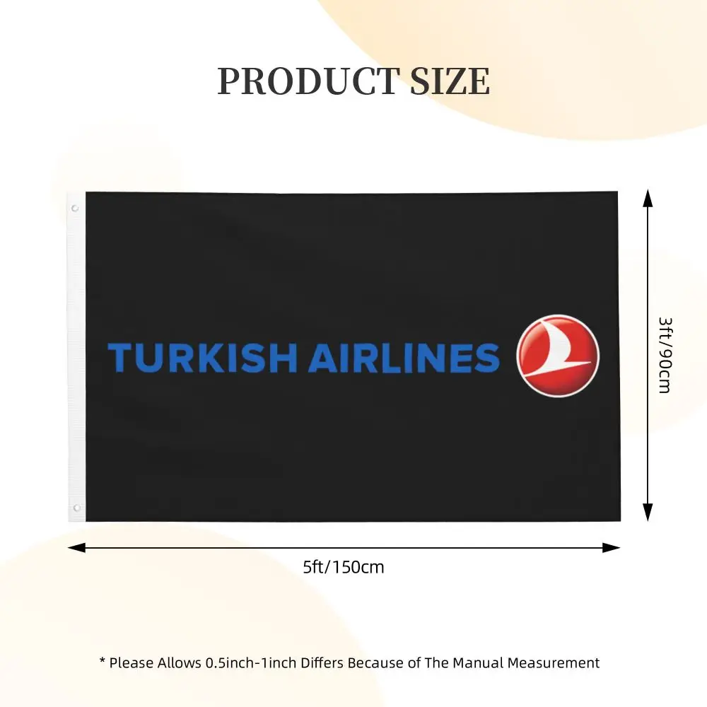 Новый двухсторонний баннер турецкой авиакомпании флаг бриза Садовый