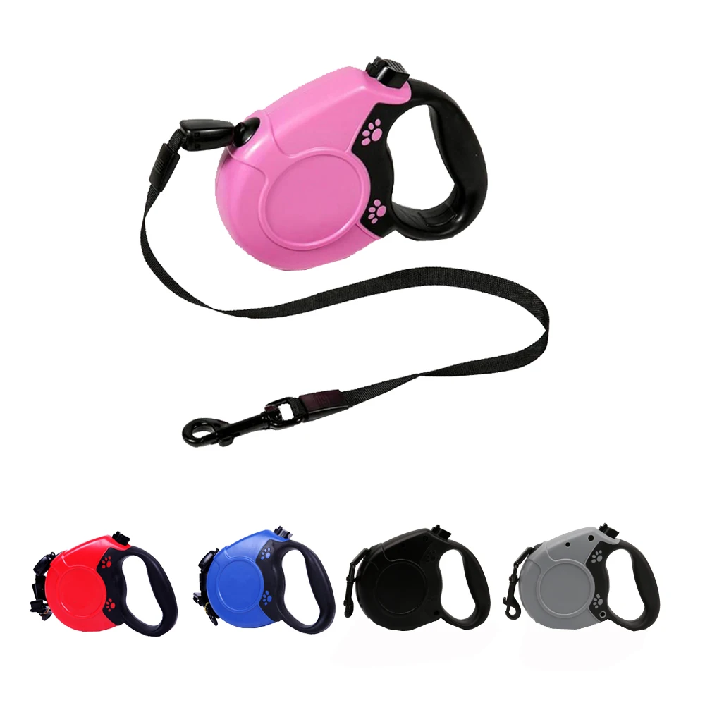 

Сверхмощный Выдвижной Поводок для собак, нескользящая ручка, 5 м 8 м, для прогулок с маленькими и средними собаками