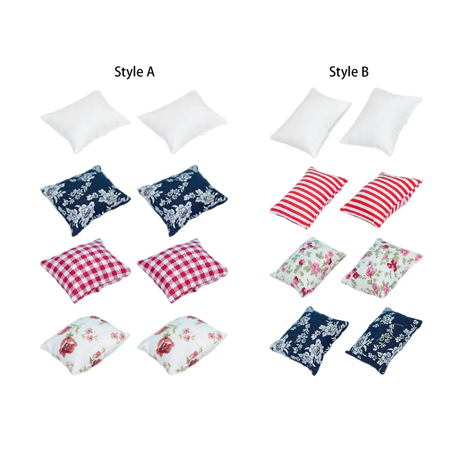 

8 шт., подушка для кукольного домика