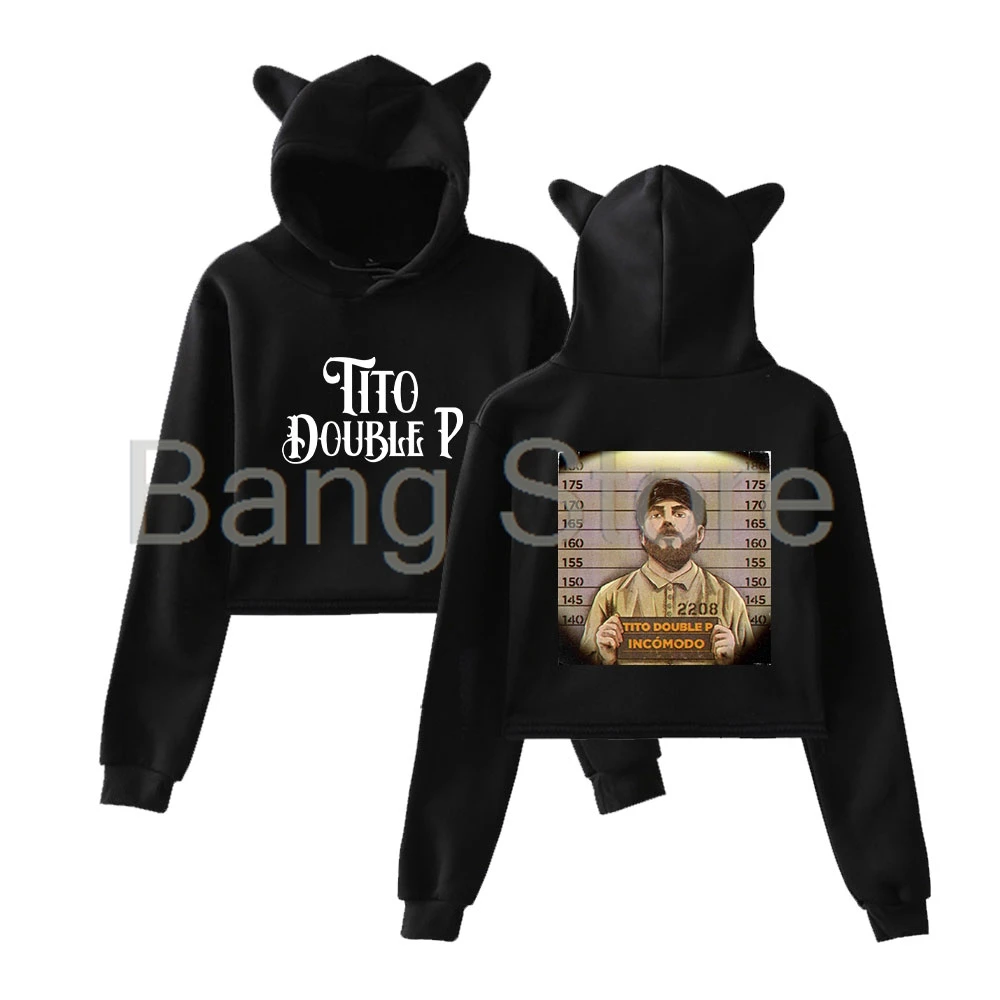 Толстовка с кошачьими ушками Tito Double P Incomodo женские толстовки длинными рукавами