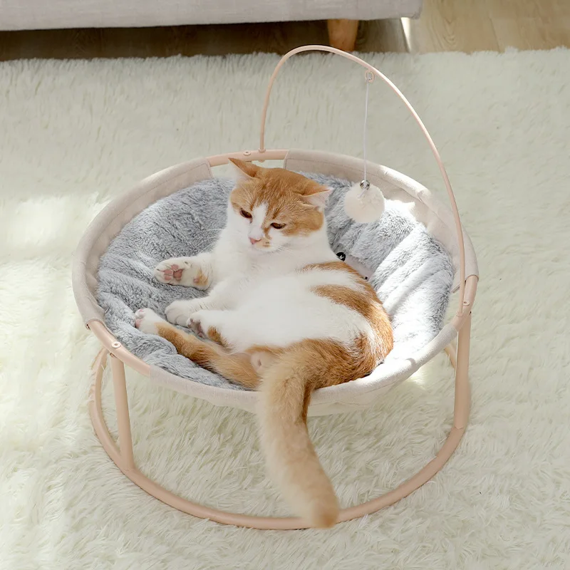 Summer Cat Beds Mats Nest Dog Kennel Removable Washable Pet Cushion Cat Sleeping Cradle Cat Supplies Four Seasons Universal