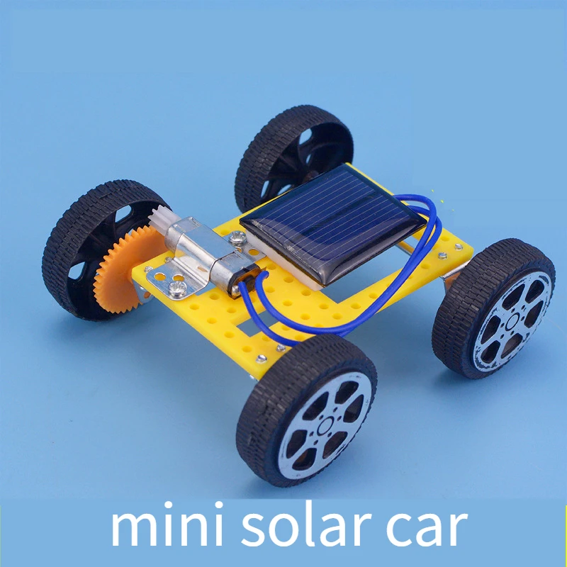 

Mini Solar Car DIY Plug-in Technology Small Production Teaching Aids Primary School Students Steam Science Experiment Toys