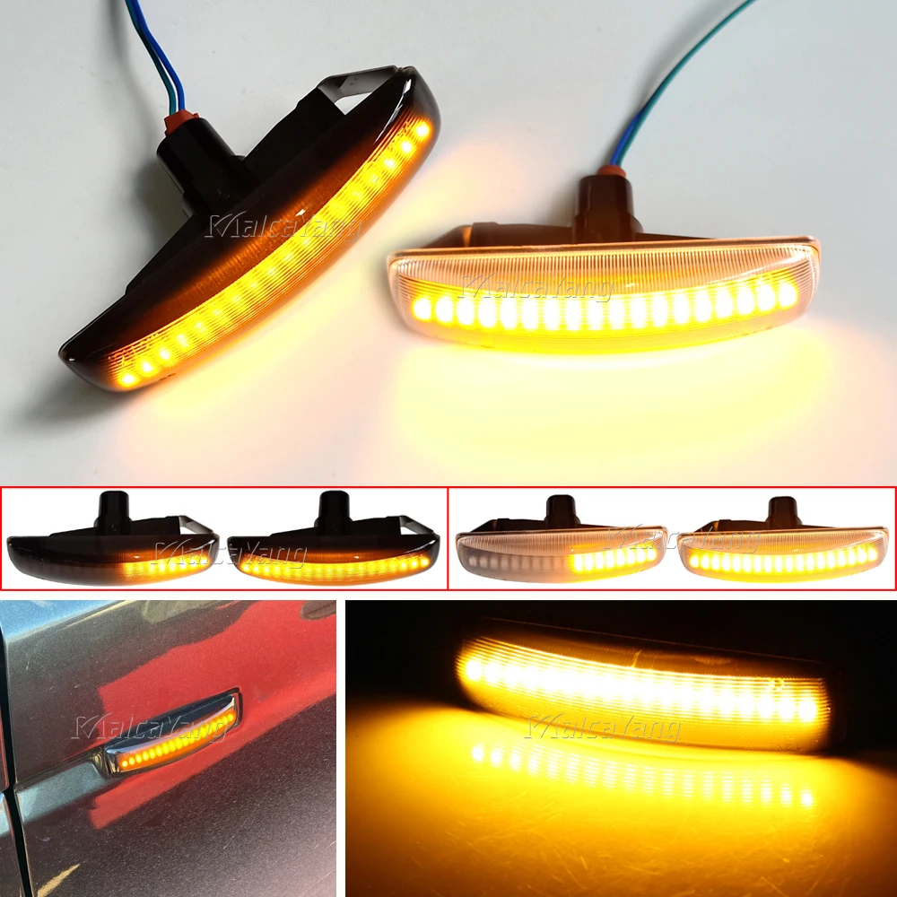 

LED Side Marker Light For Land Rover Range Rover Sport Discovery 3 4 Freelander 2 Dynamic Signal Repeater Indicator Blinker