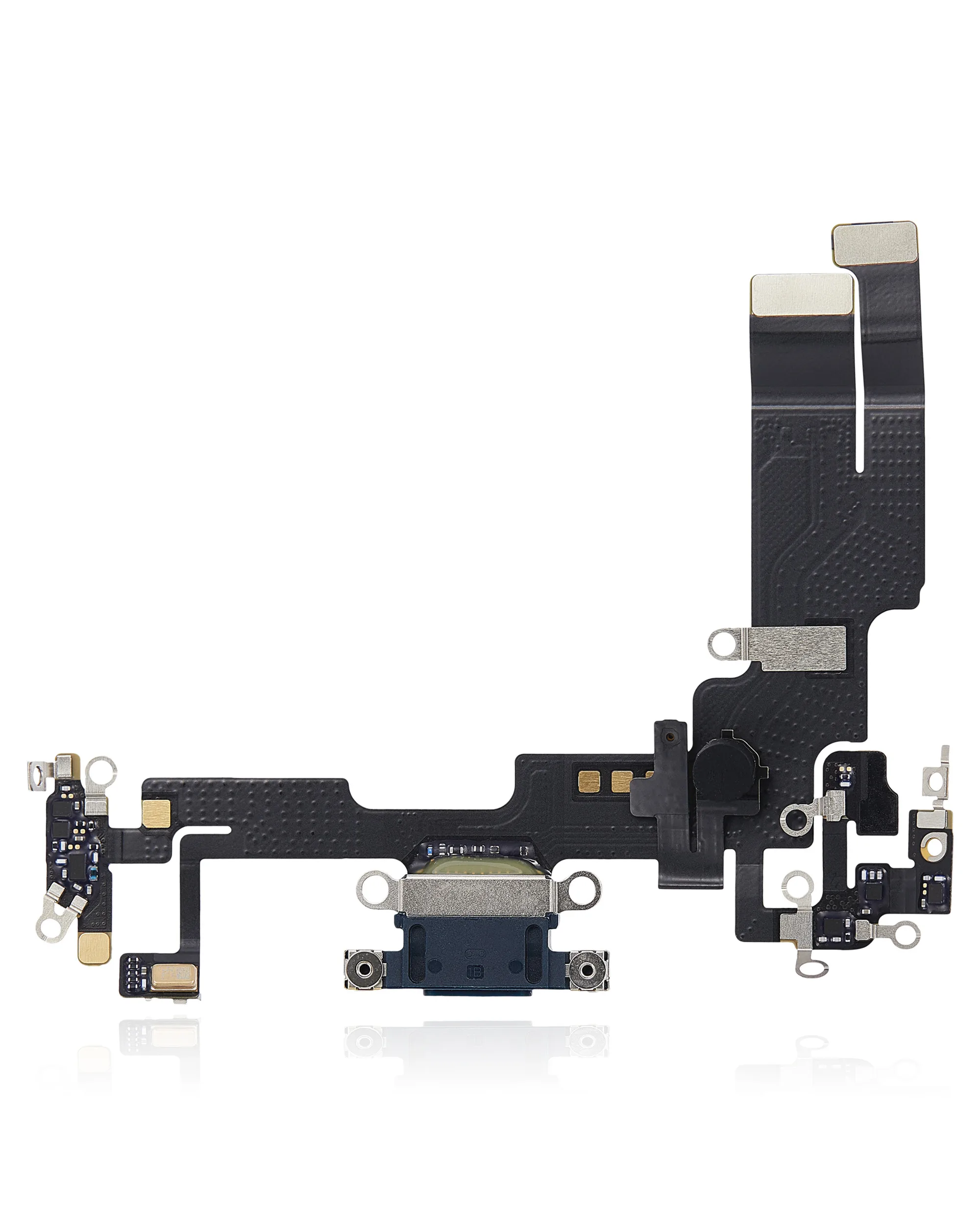 

Замена гибкого кабеля зарядного порта для IPhone 14 (оригинальный) (полночь)