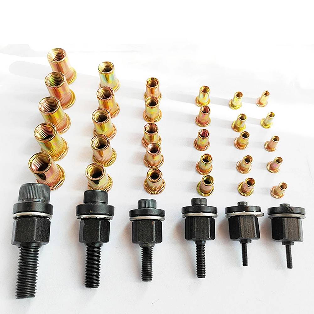 

Hand Rivet Nut Gun Head nuts Rivet nut tool Manual Riveter Rivnut Tool Accessory for Nuts M3 M4 M5 M6 M8 M10 Simple installation