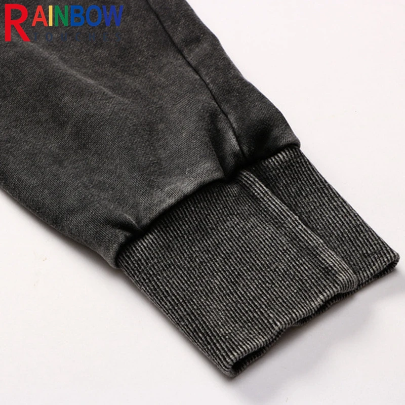 Футболка Rainbowtouches вареная с длинным рукавом Винтажная футболка на Хэллоуин