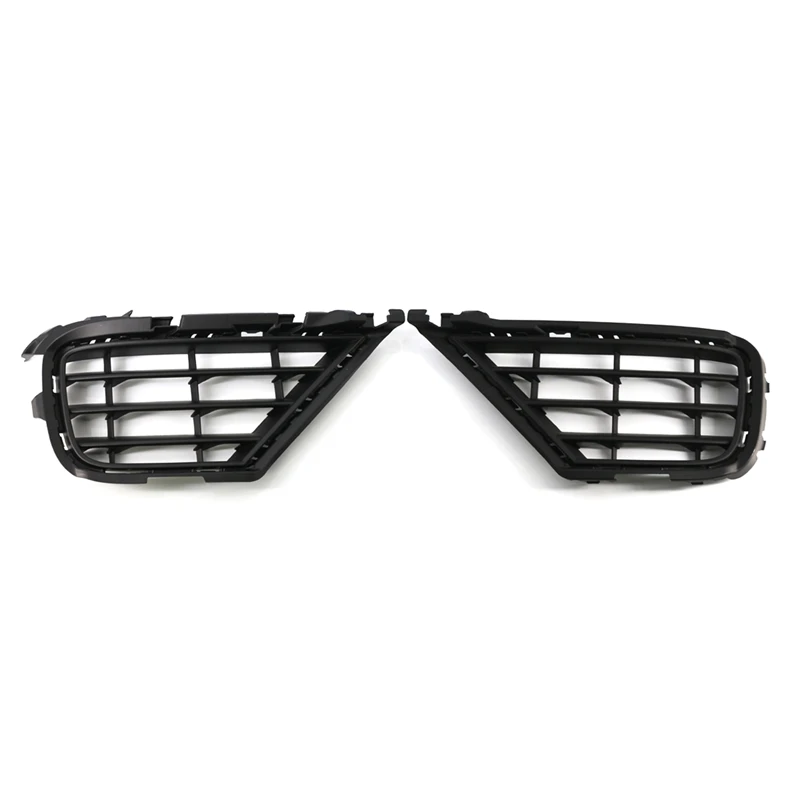 

2PCS Left+Right Front Bumper Fog Light Lower Grille Racing Grills For-VW-Touareg 2015-2017 7P6853665B 7P6853666B