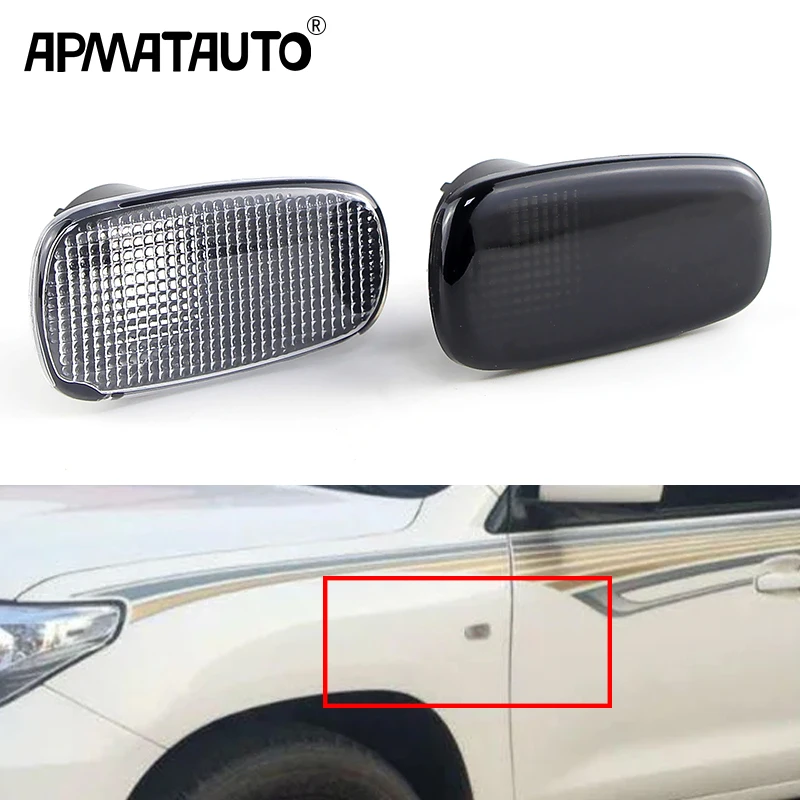 Фото 2 шт. крышка корпуса бокового габаритного фонаря 8173043010 для Toyota Prius Kluger Wish Land Cruiser 200 Prado 120 RAV4 Altezza Lexus IS300 №1